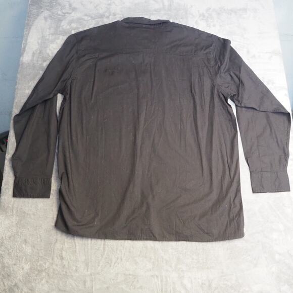 NWT Dickies Flex Ripstop Work Shirt Men's Sz 2XL Relaxed‎ Fit Black Button Down - Picture 2 of 11